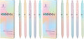 Ddaowanx Gel Pens,6 Pcs 0.5mm Retractable Quick Dry Black Ink Pens
