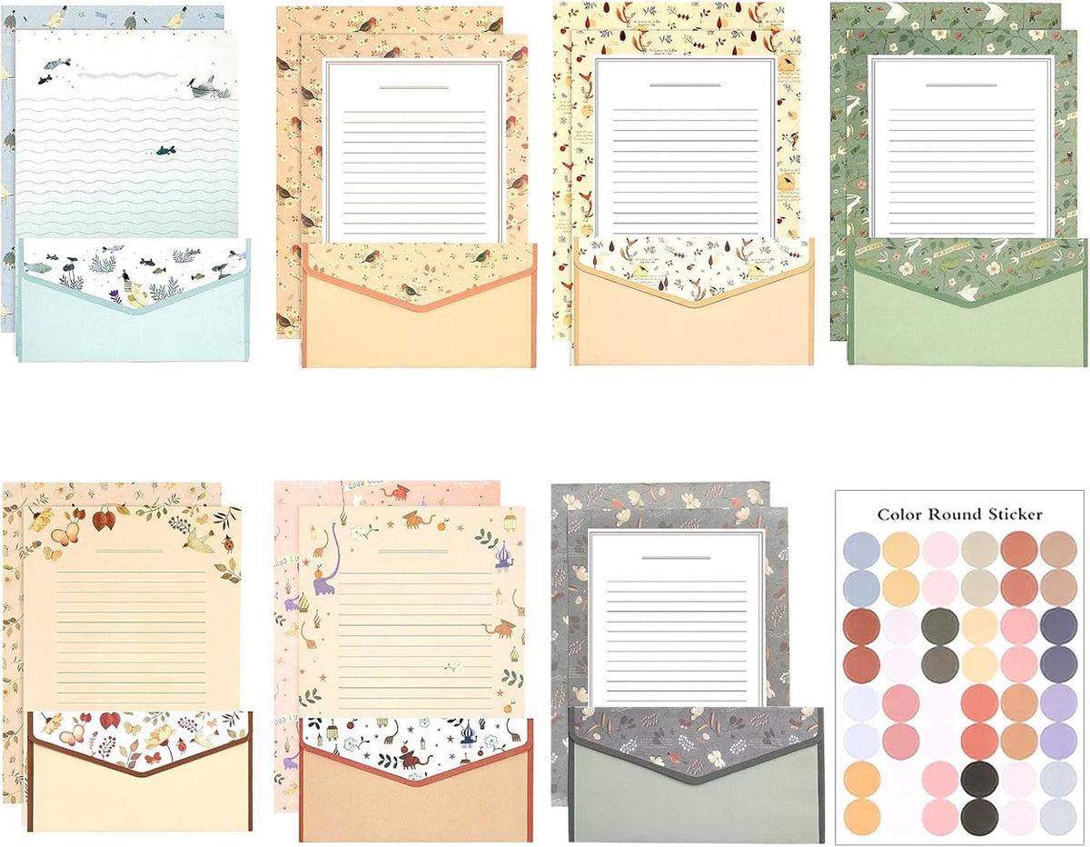 91 Pcs Stationery Paper Envelopes Set