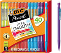 BIC Xtra-Smooth Mechanical Pencils, 0.7 mm Medium Point, 40-Count